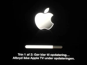 apple tv opdatering