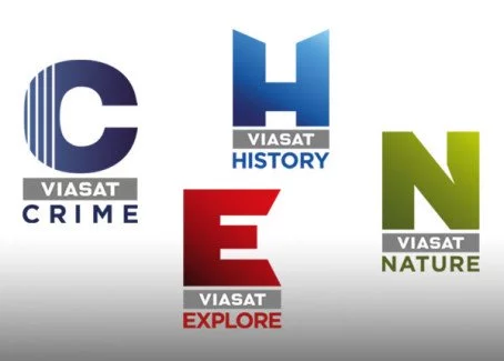 viasat kanaler nye logoer