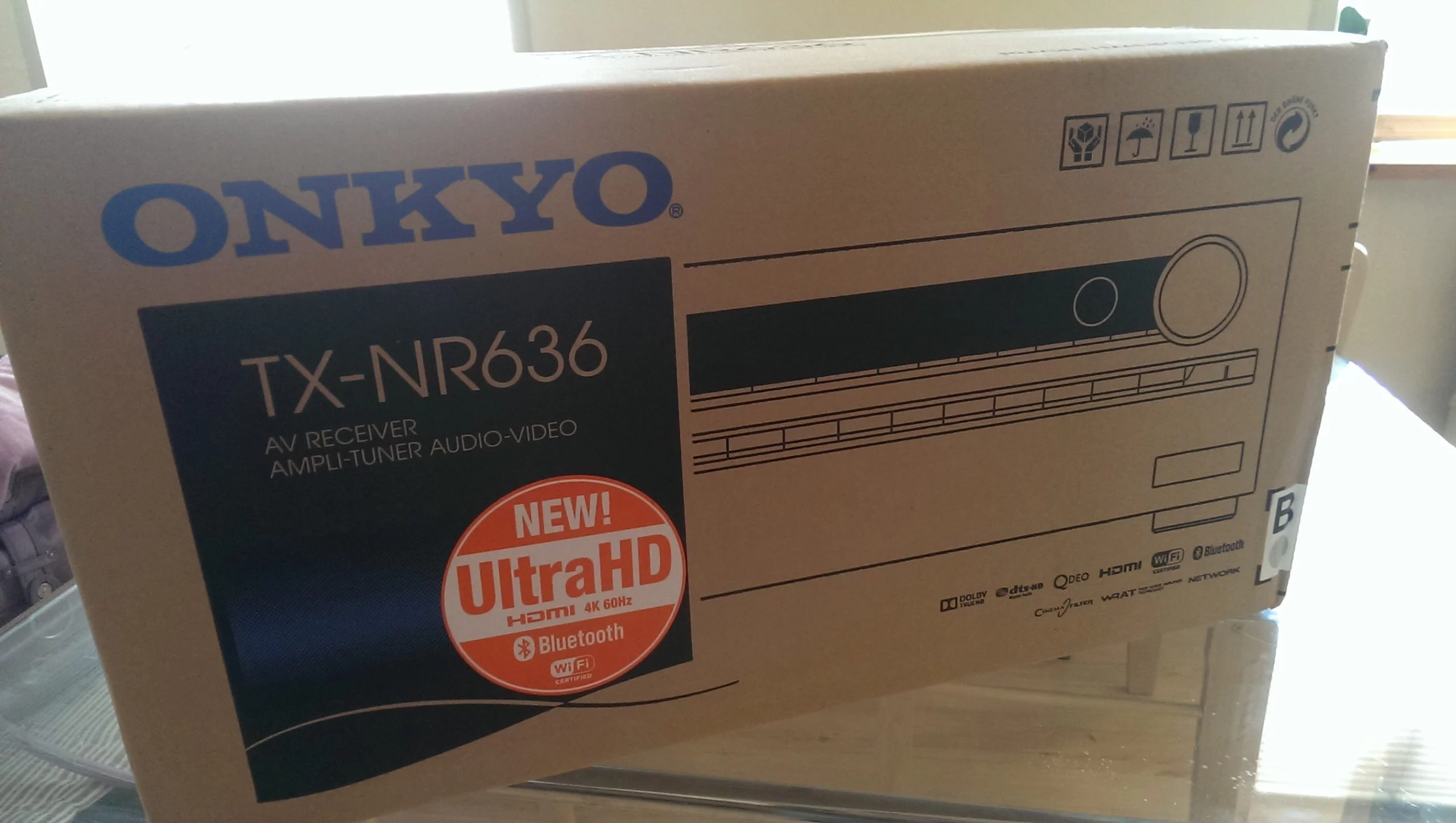 Onkyo TX-NR636 ankommet