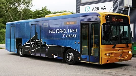 Viasat Formel1 bus