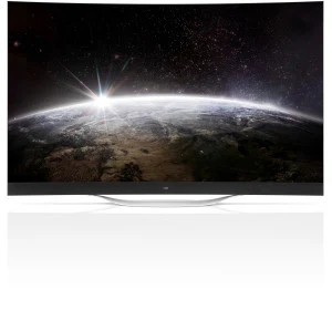 LG 77 4K OLED TV front