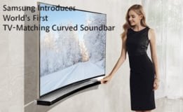 Samsung Introduces World s First TV Matching Curved Soundbar