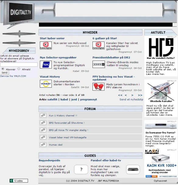 digitalt tv anno 2004