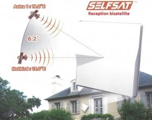 selfsat h50m flad parabol