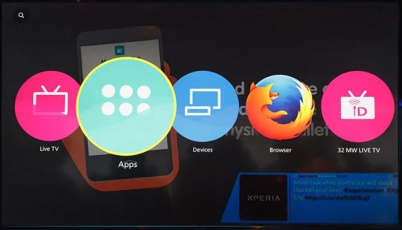 Panasonic Firefox TV