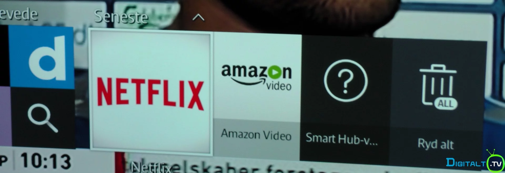 Amazon Samsung Tizen Smart TV menu