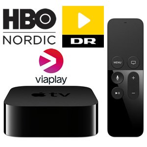 tre Forsendelse solid HBO Nordic, Viaplay og DR klar fra starten på den nye Apple TV