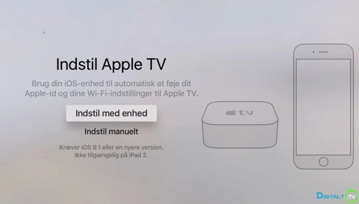 Apple TV installtion ID overførsel