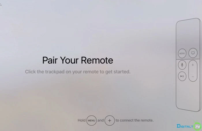 Apple TV pair remote