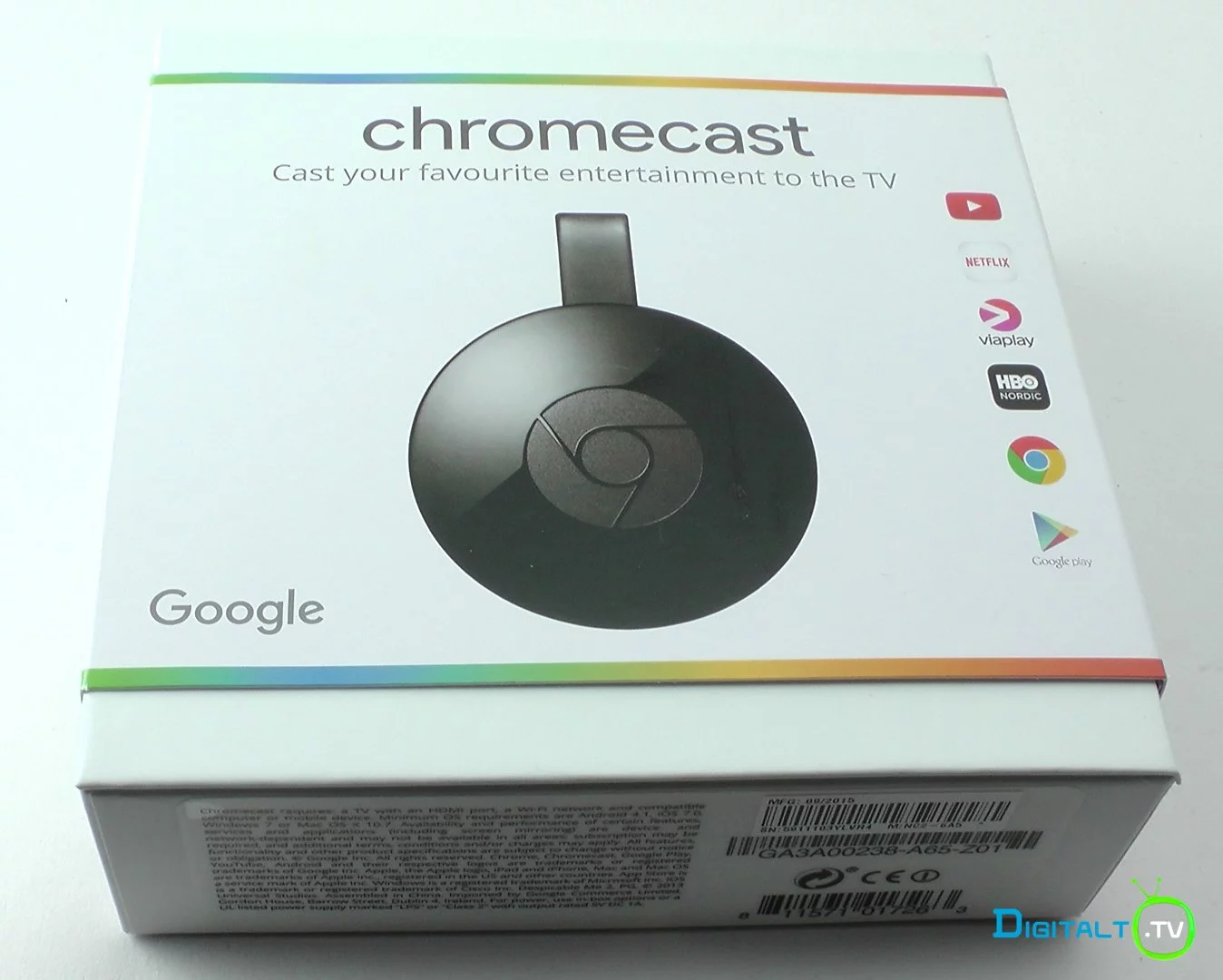 Ny Chromecast pakke