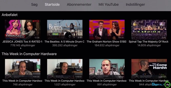 Apple TV 4 YouTube