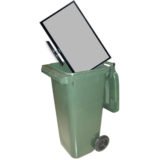 TV trashcan