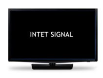 intet signal tv