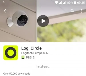 Logitech Circle 2 app install