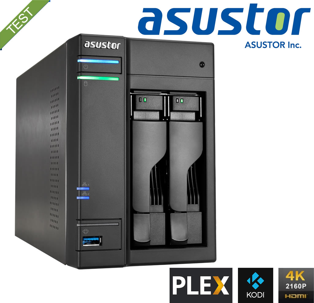 det kan hat Gensidig Test: Asustor AS6302T NAS server med HDMI / 4K support