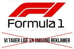 Formel 1 uden reklamer