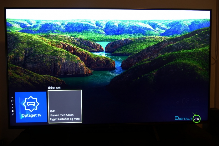 Panasonic FX700 home screen optaget tv