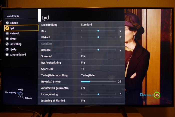 Panasonic FX700 menu