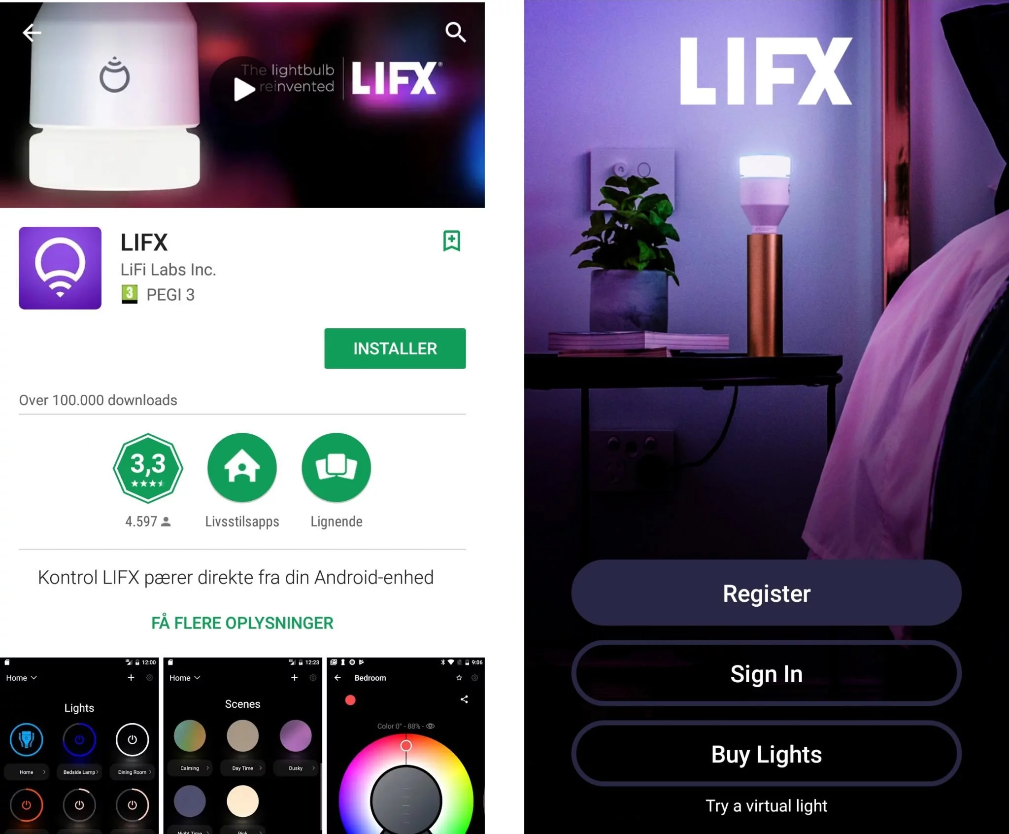 LIFX install app