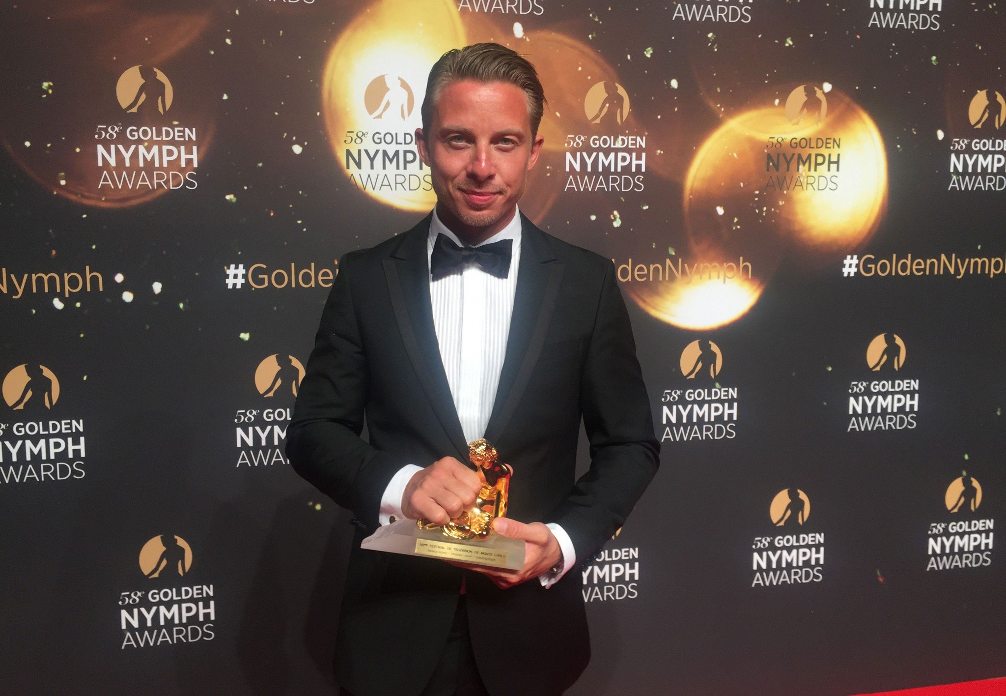 Johannes Lassen vinder Den Gyldne Nymfe web