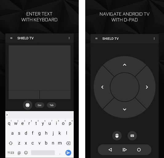 Nvidia Shield TV remote app