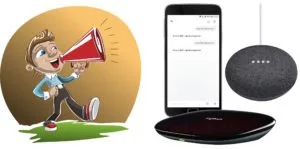 Google Home Assistent Logitech Harmony