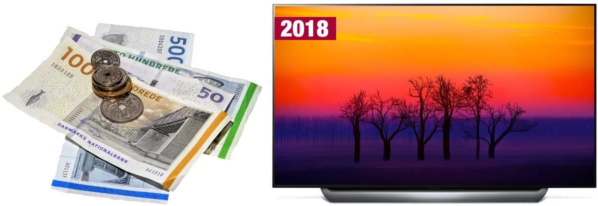 Prisforskel TV 2018