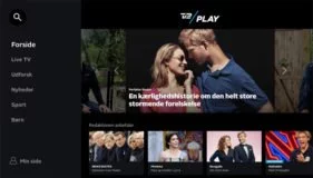 TV 2 PLAY skærm