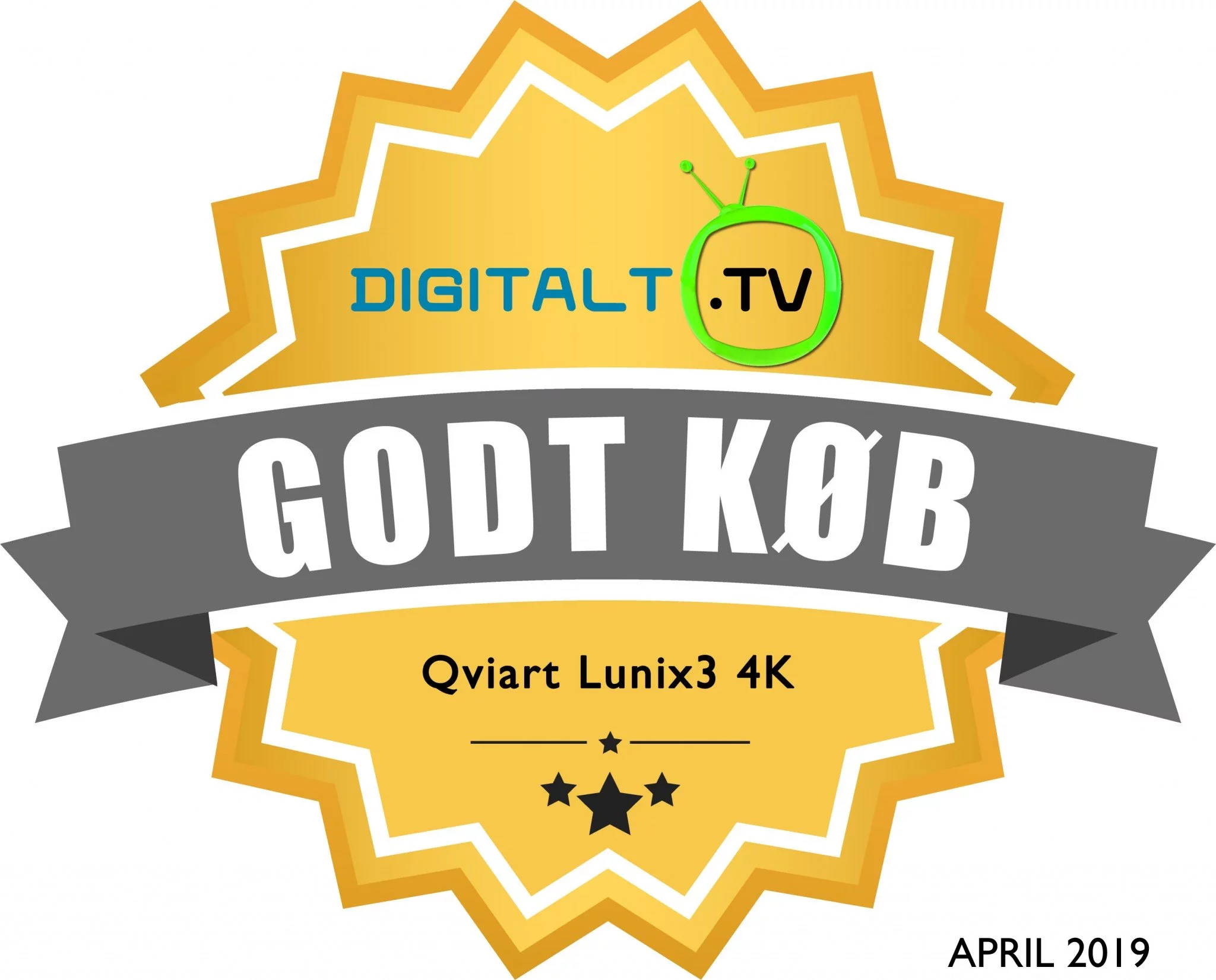 Qviart Lunix3 4K Logo anbefaling