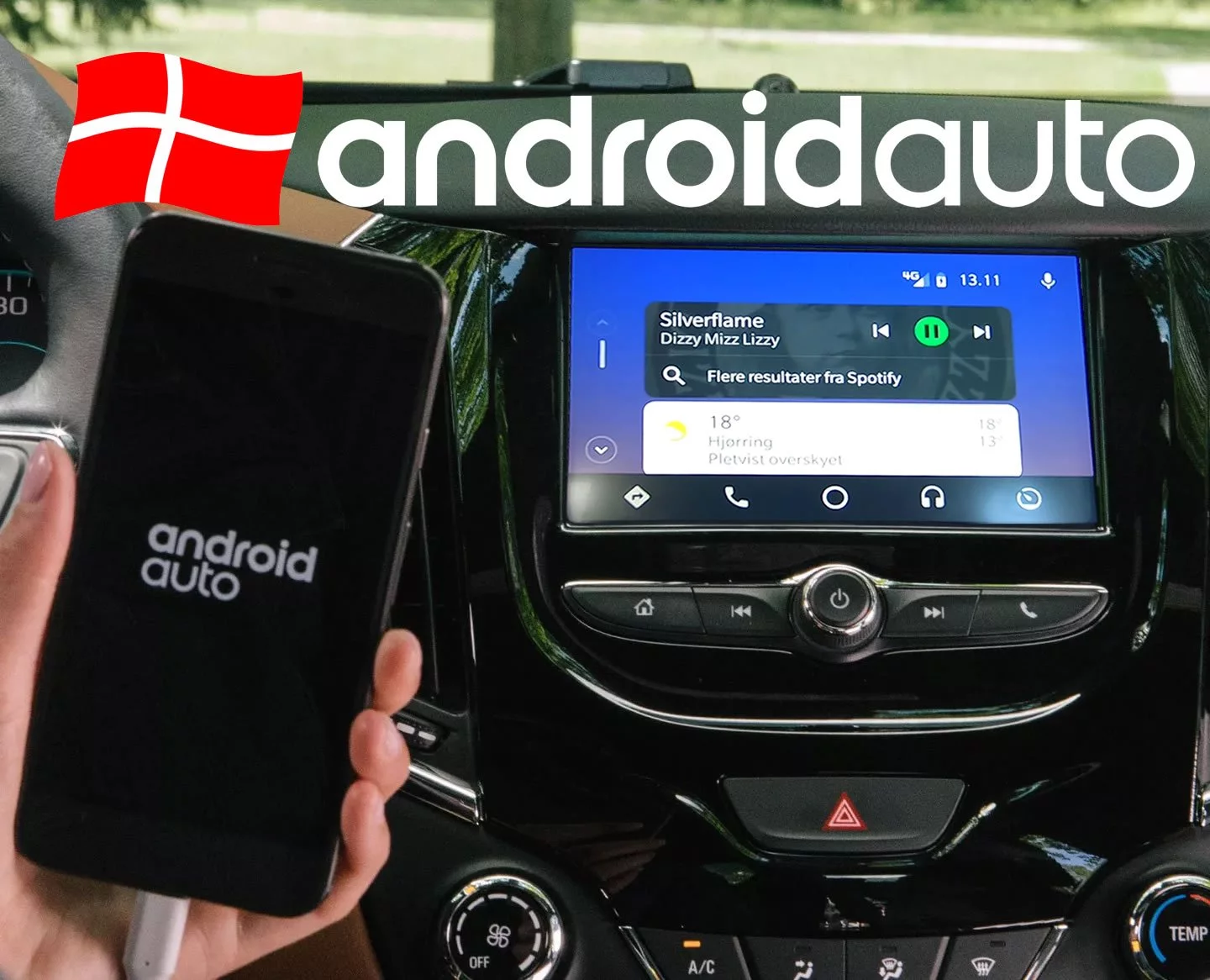 Android Auto Danmark Test