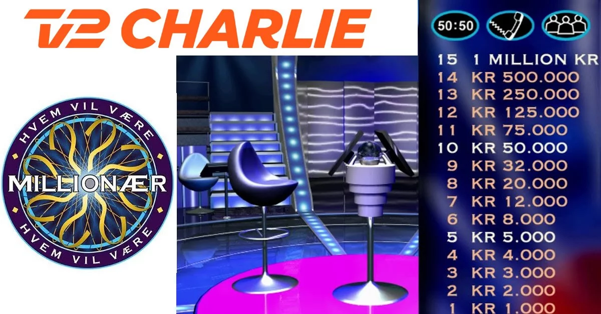Hvem vil være Milionær TV 2 Charlie
