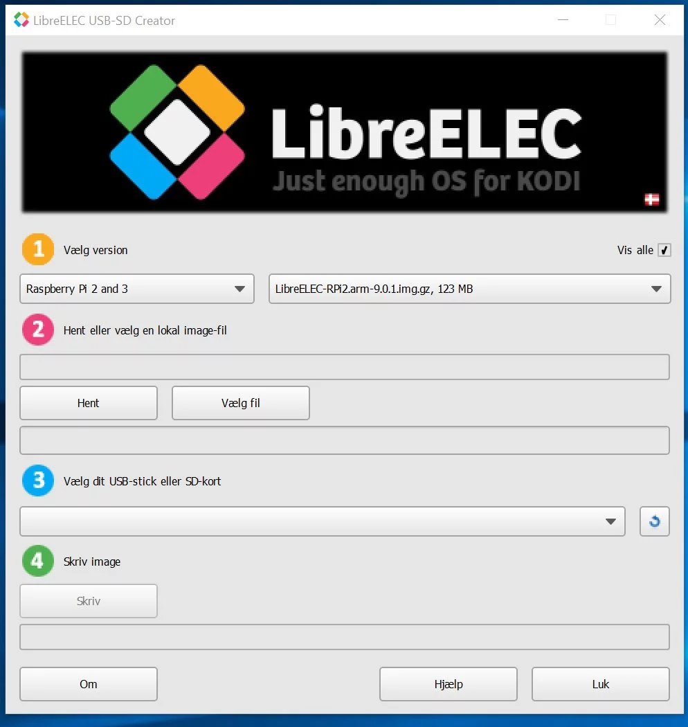 Kodi Raspberry pi 4 Libreelec installer