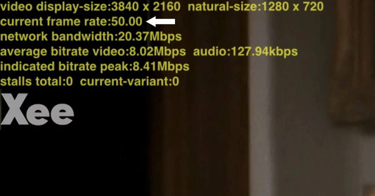YouSee TV streaming bitrate fps