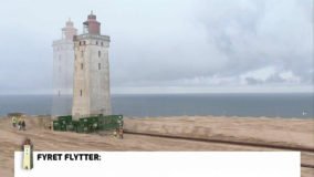 Rubjerg Knude fyr flytning live