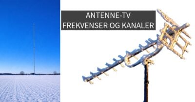 TV frekvenser og sendemaster DVB-T2 i Danmark