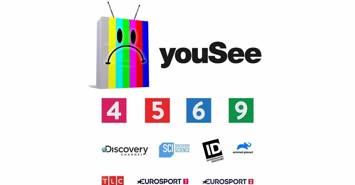 YouSee Disovery Networks tv-kanaler