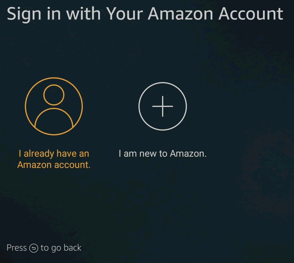 Amazon Fire TV Stick 4K setup account