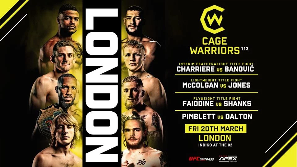 Cage Warriors UFC 20 marts 2020