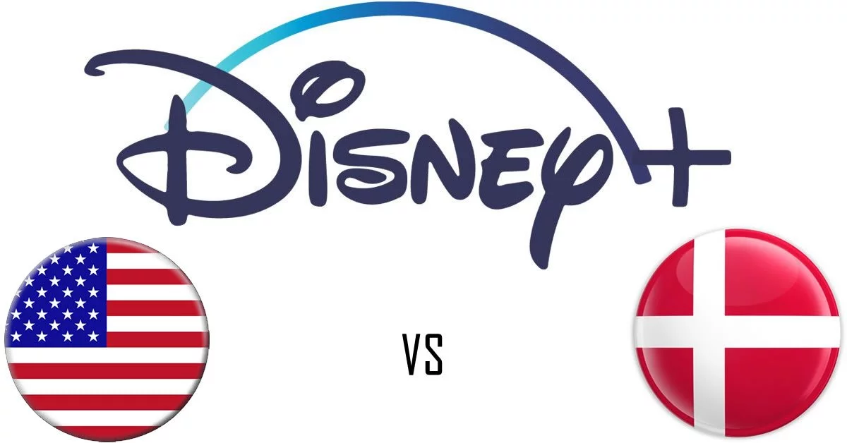 Disneyplus forskelle US DK