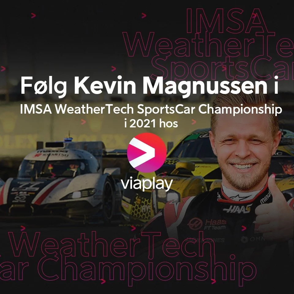 Kevin Magnussen IMSA serien dansk tv og streaming