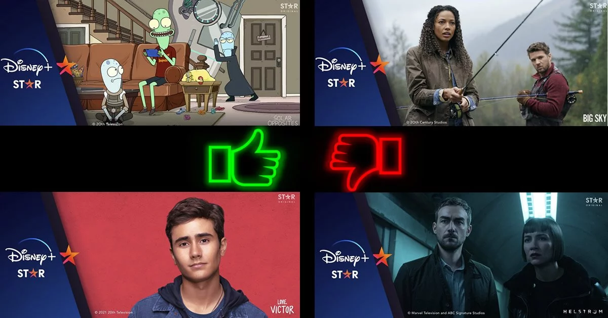 Disney+ star originalserier rating