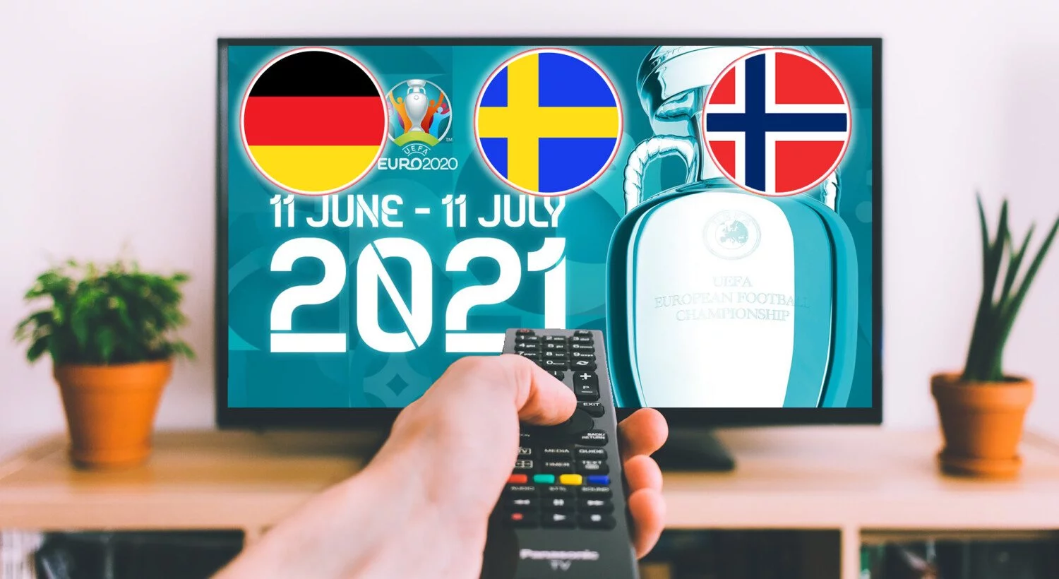EM 2021 TV Nabolandskanaler