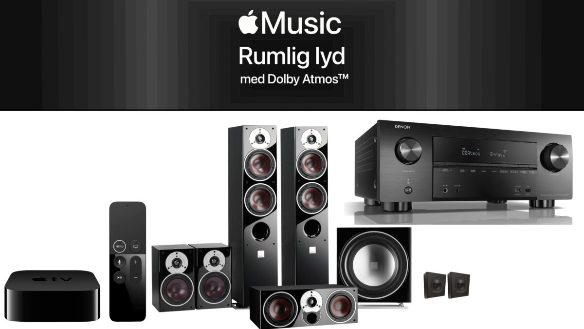 Apple Music Rumlig Lyd Dolby Atmos Apple TV4K