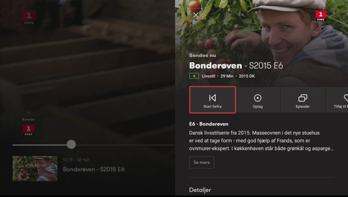 Altibox Ibox EPG info