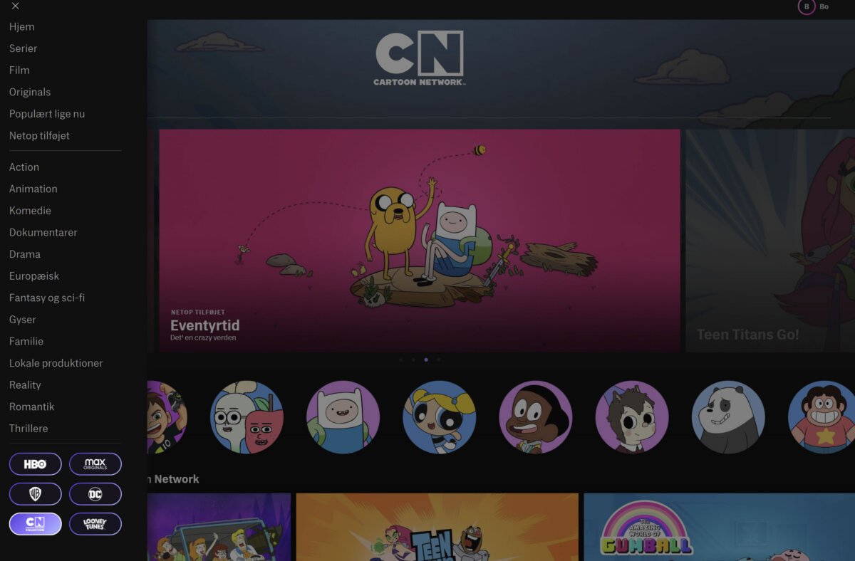 hbo max cartoon network hub