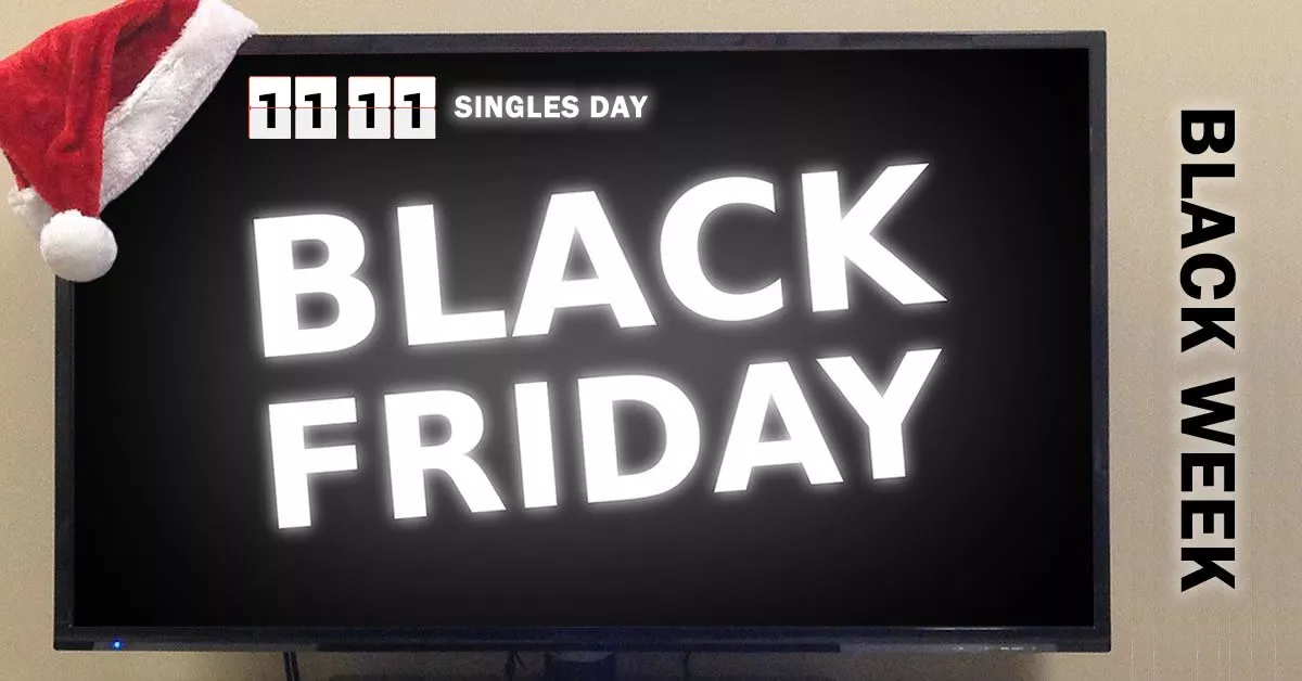 Singles Day Black Week Black Friday