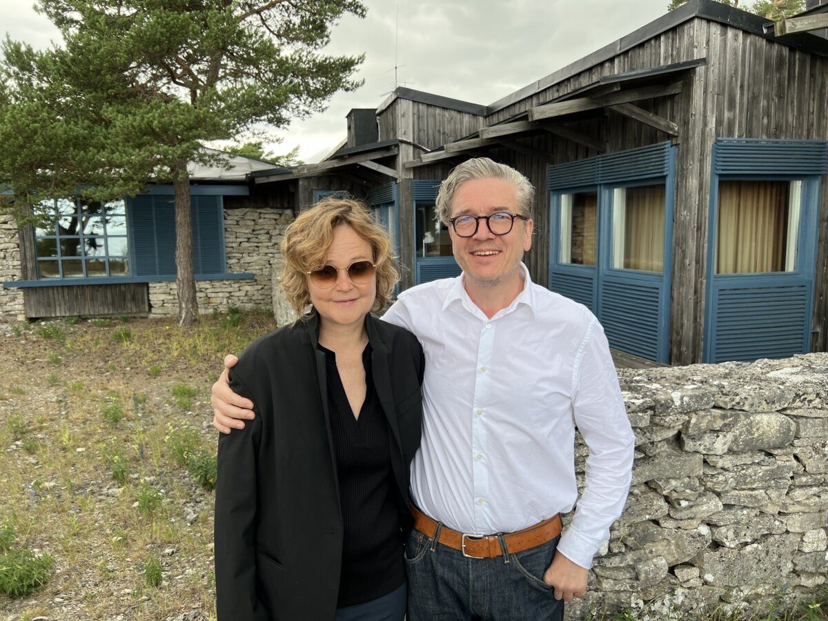 Tomas Alfredson and Sara Johnsen