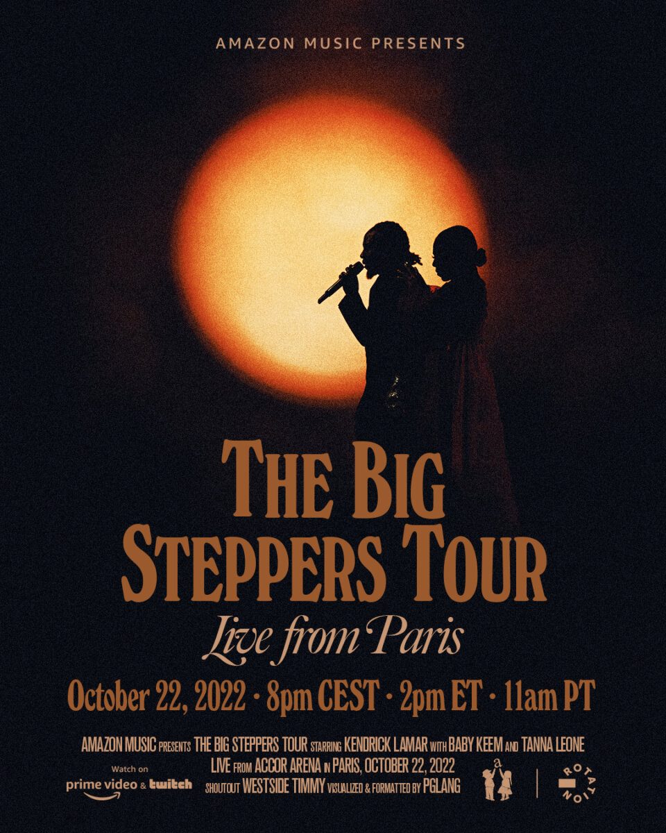 Stream Kendrick Lamar’s The Big Steppers Tour Streaming Live From Paris