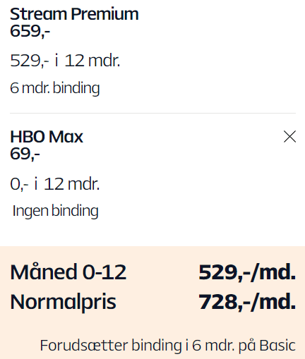 Allente Stream Premium Black Week tilbud