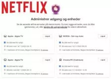 Netflix adgansoversigt